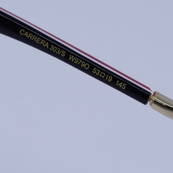 CARRERA303/S 0W97 9O Sunglasses Gold Aviator Frame, Grey Lenses - Picture 10 of 11